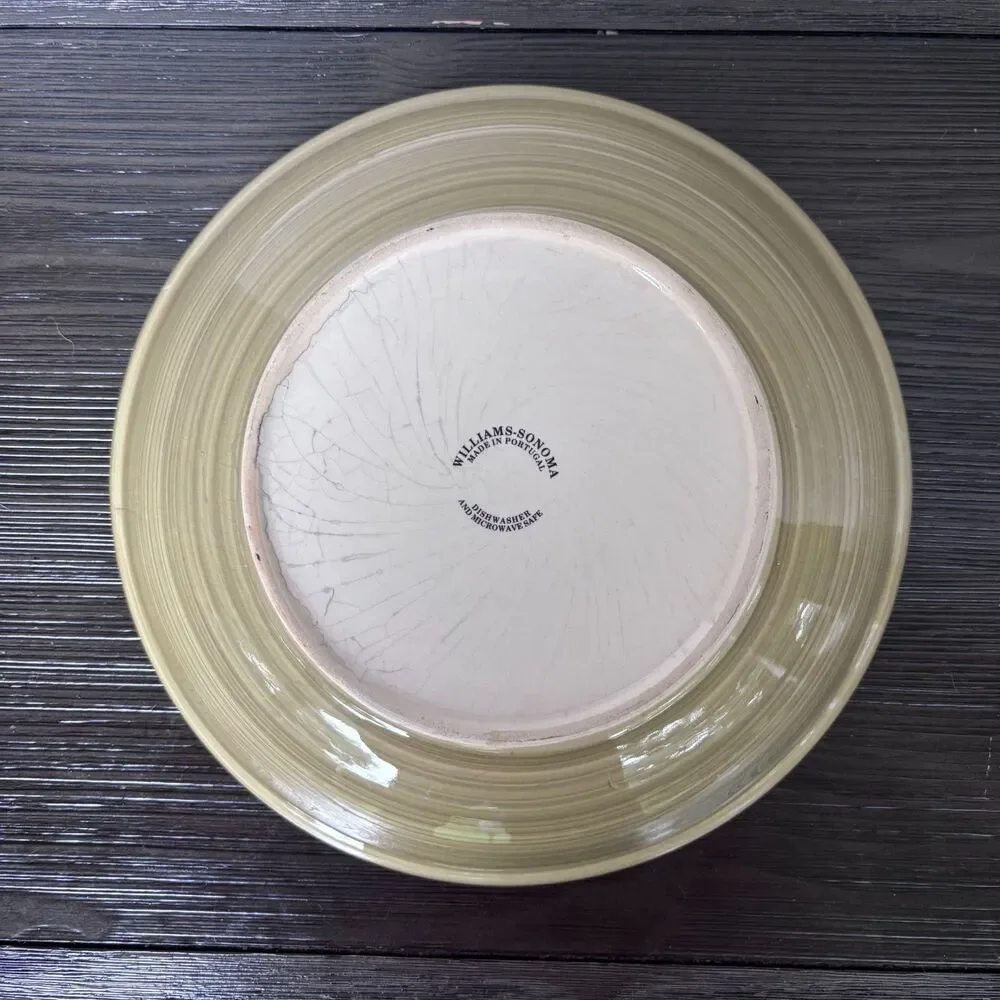 1  Williams-Sonoma Liguria Olive PASTA BOWL 9 3/8